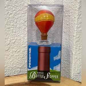 Acrylic Hot Air Balloon Bottle Stopper